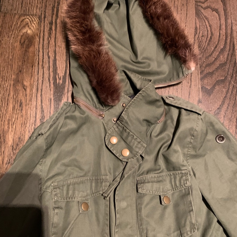Patterson J  Kincaid fur-trimmed anorak